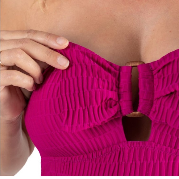 Cache Coer Maternity bow front swimsuit - Picture 9 of 11